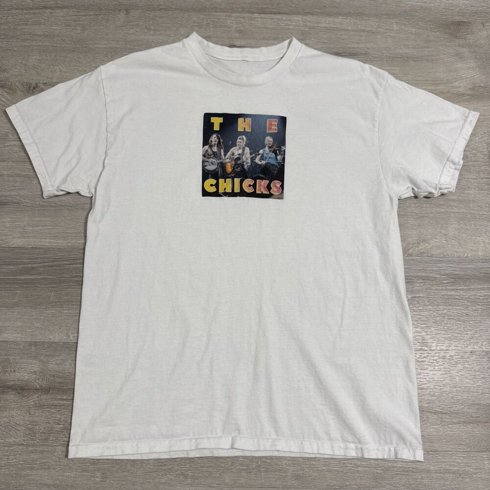 The Chicks Shirt Dixie Chicks Men’s Large White Country Music Band